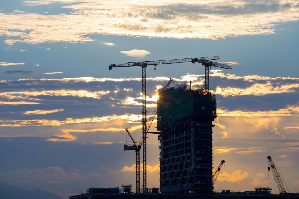 Skyscraper Being Built