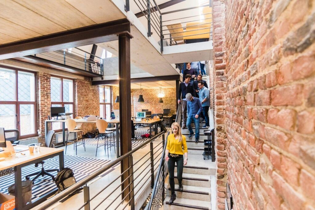 Modern Office Space in Brick Building