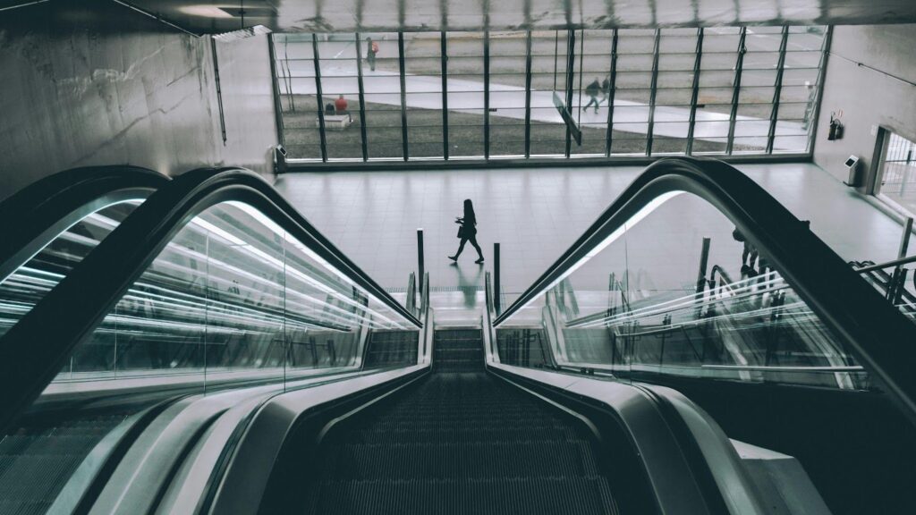 Escalator Going Down