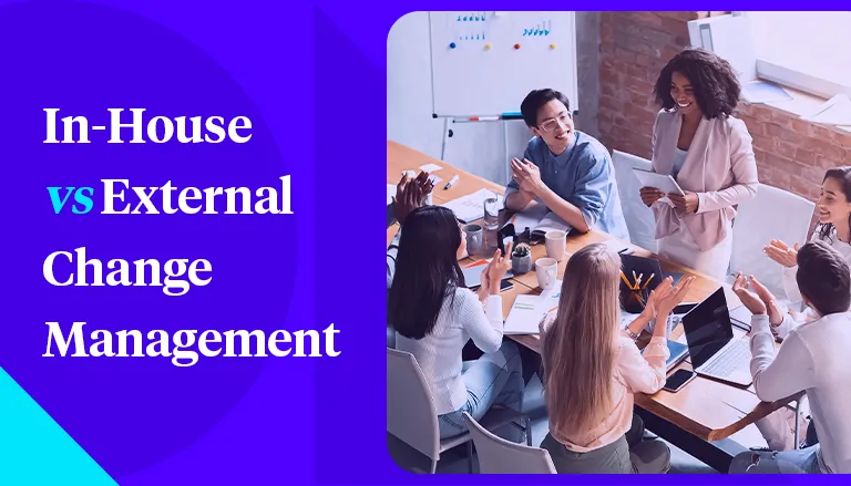 A group of executives having a meeting around the boardroom table.